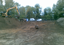 Digger on site
